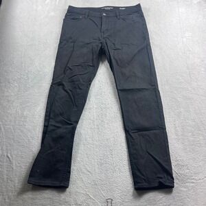 Banana Republic Traveler Pants Mens 32x30 Black Slim Fit Stretch 5-Pocket Chino